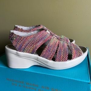 BZees Finale Sandal Double Up Slingback Wedge Sandal FREE SHIPPING